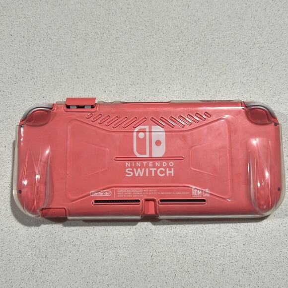 Nintendo Switch Lite Coral Handheld Console - Picture 11 of 12
